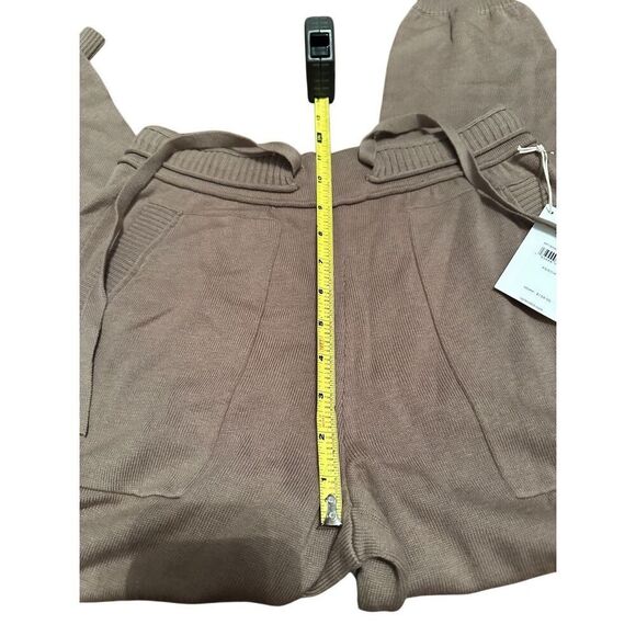 Splendid Women's sweater jogger pants  Size Small NEW NWT tan brown - Picture 5 of 10